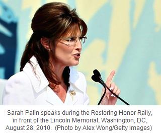 Sarah Palin, captioned